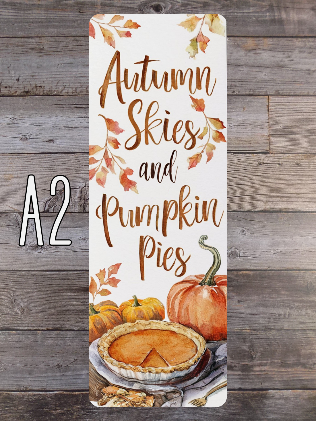 Autumn A Standard Bookmarks