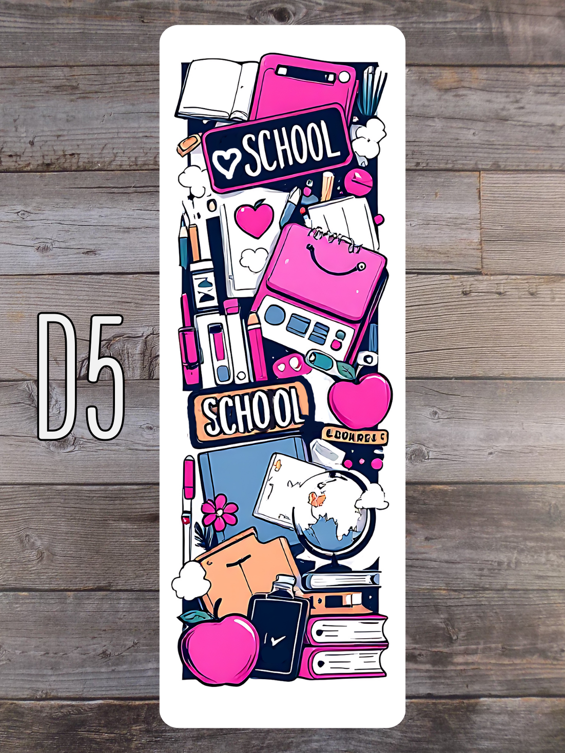 Back to School D Standard Bookmarks