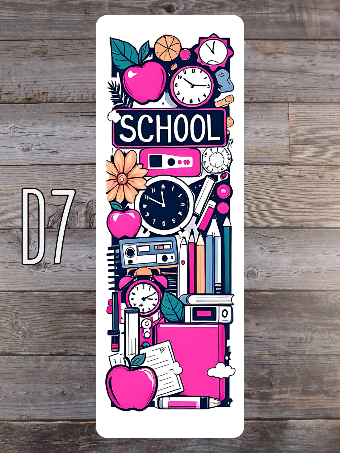 Back to School D Standard Bookmarks