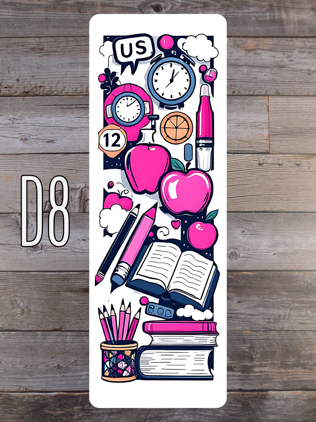 Back to School D Standard Bookmarks