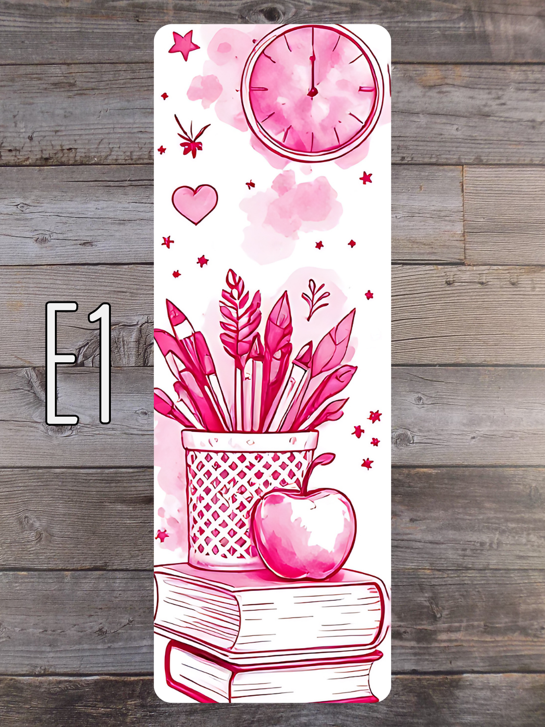 Back to School E Standard Bookmarks