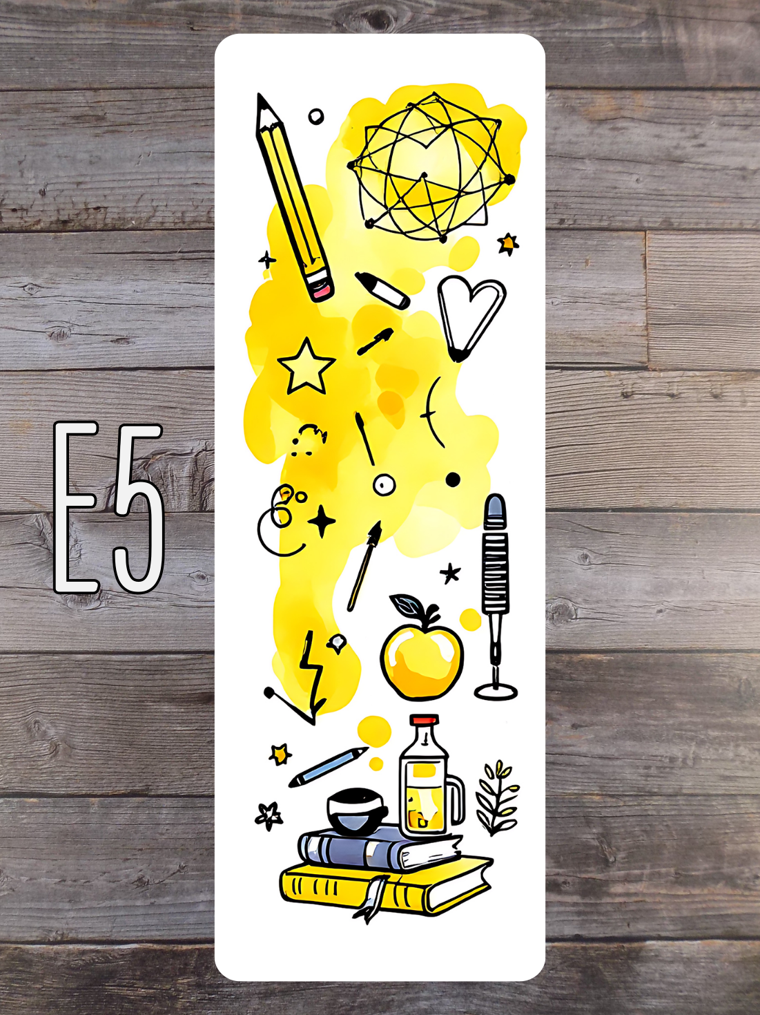 Back to School E Standard Bookmarks