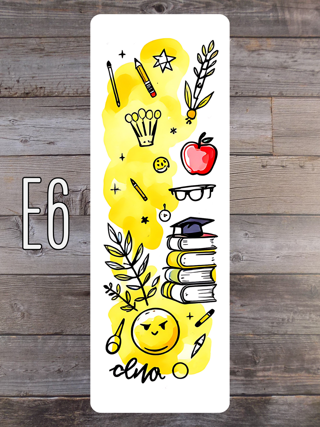 Back to School E Standard Bookmarks