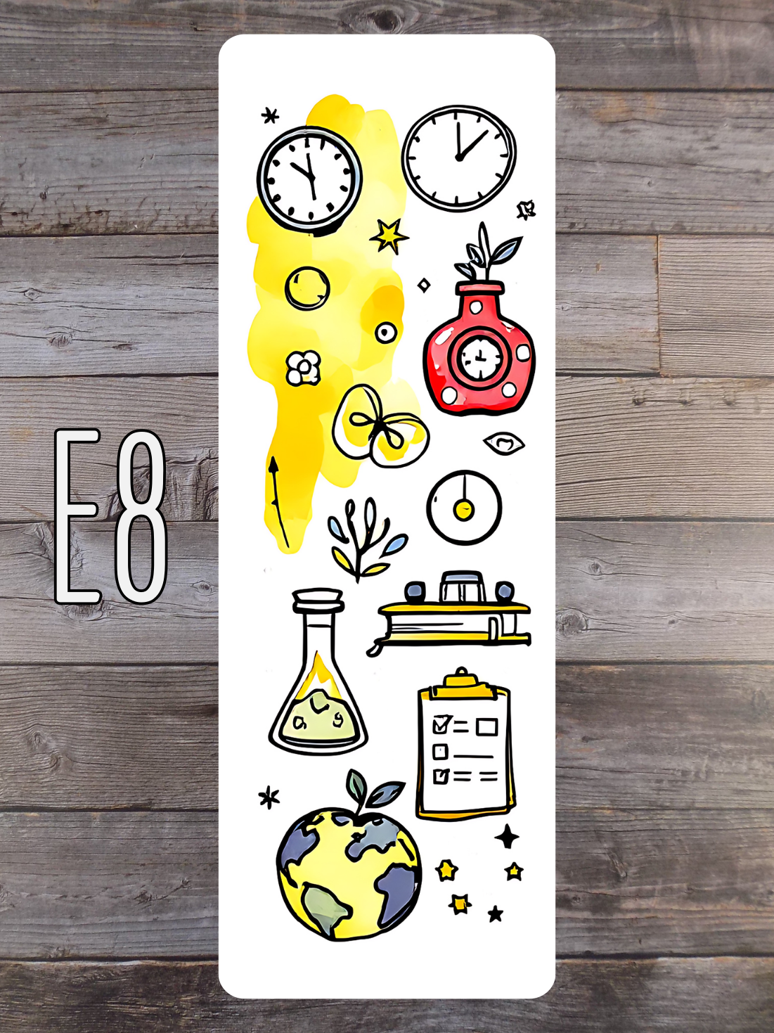 Back to School E Standard Bookmarks
