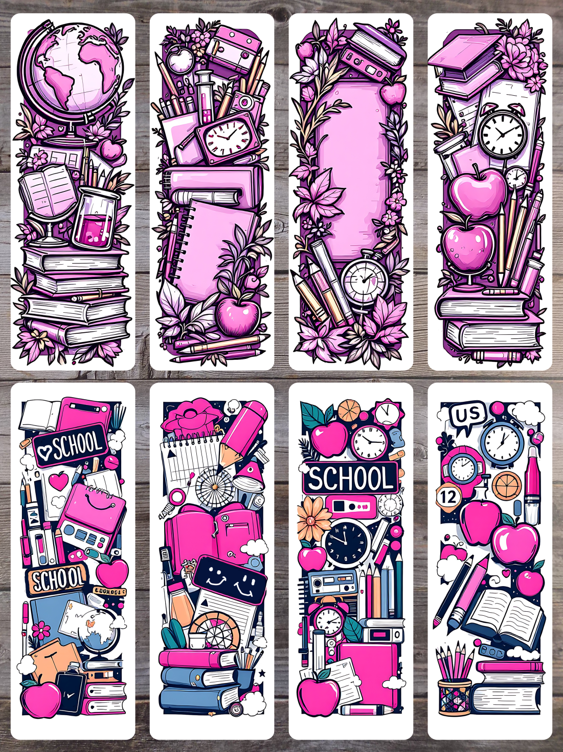 Back to School D Standard Bookmarks