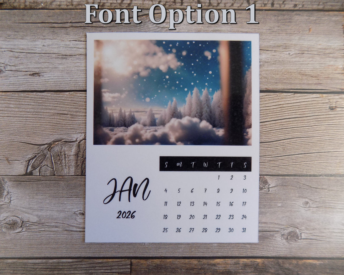 Custom Calendar Magnets - 4 in x 3.3 in