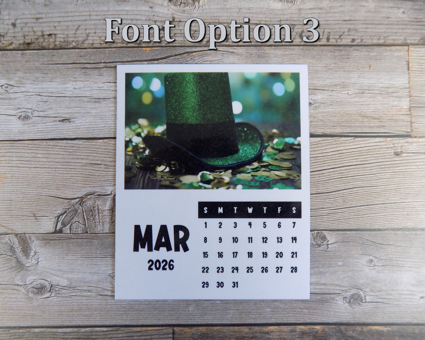 Custom Calendar Magnets - 4 in x 3.3 in