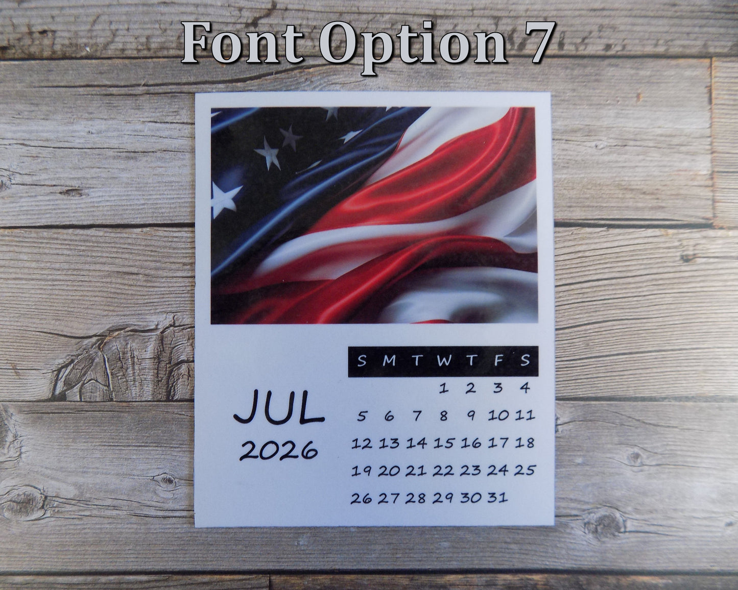 Custom Calendar Magnets - 4 in x 3.3 in