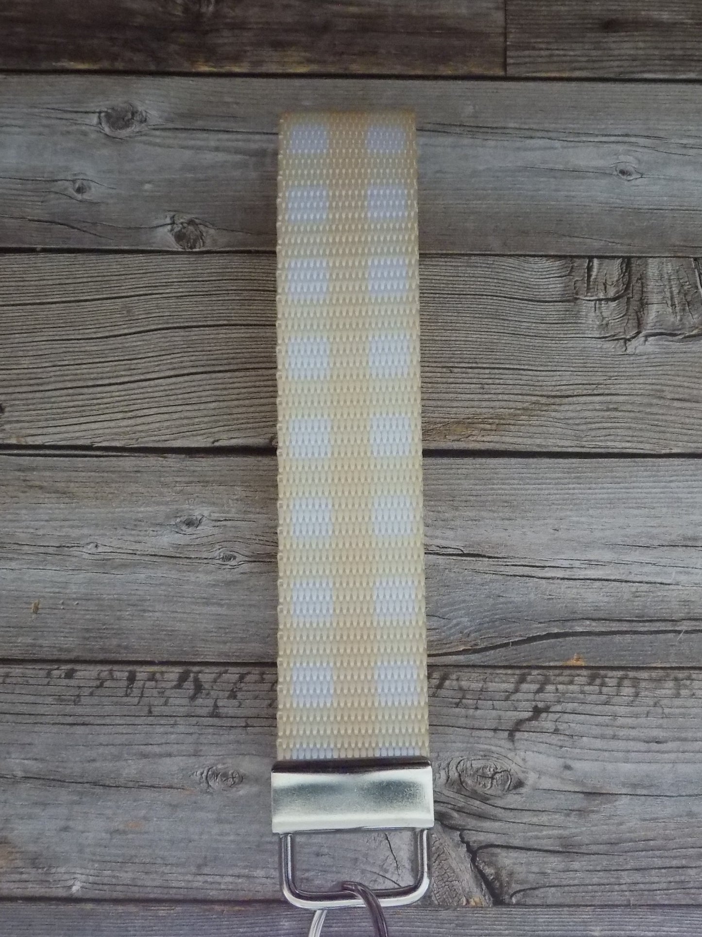 Keychain Wristlet - Be Mine Yellow Checkered
