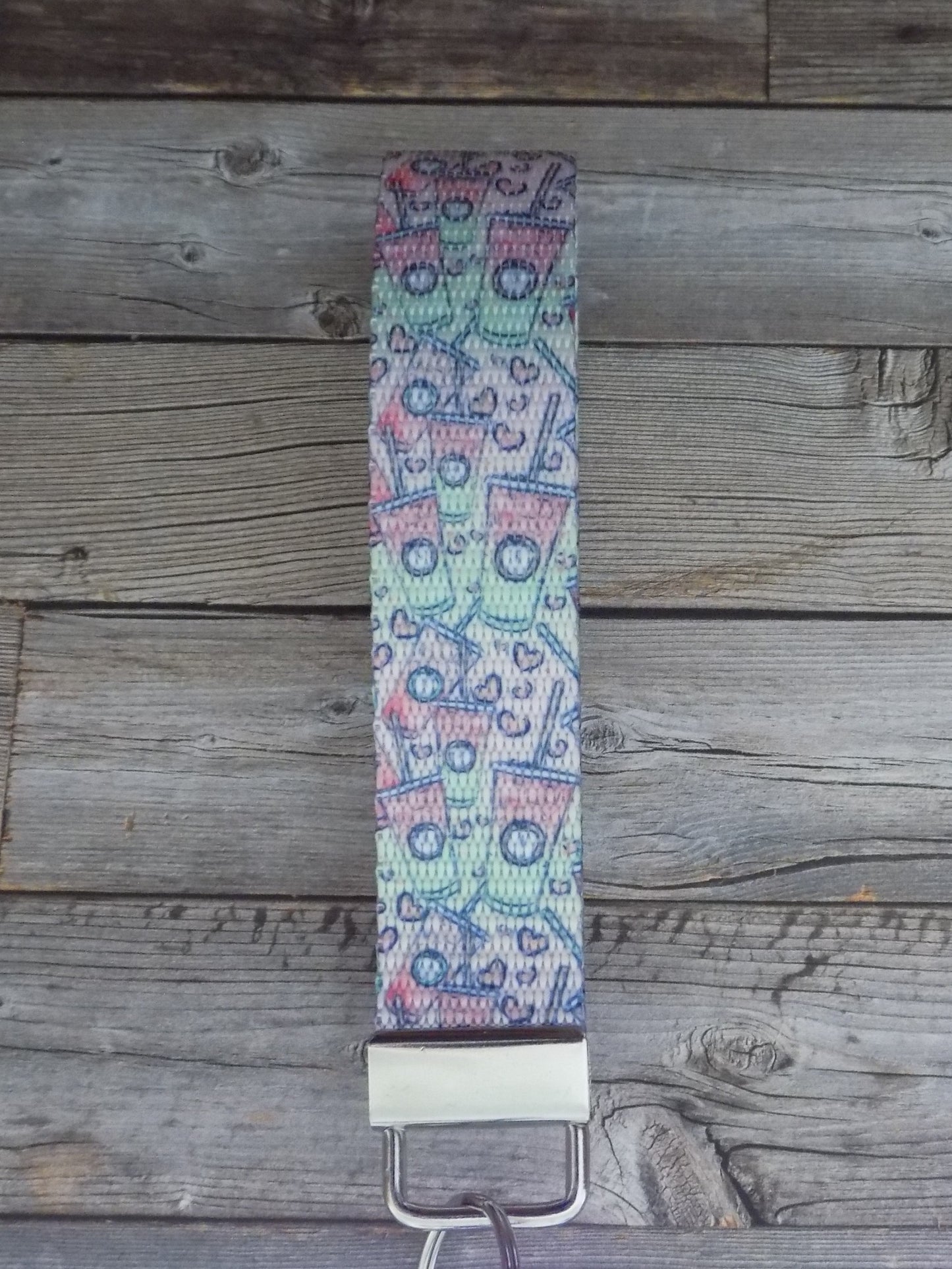 Keychain Wristlet - Back to School Drinks