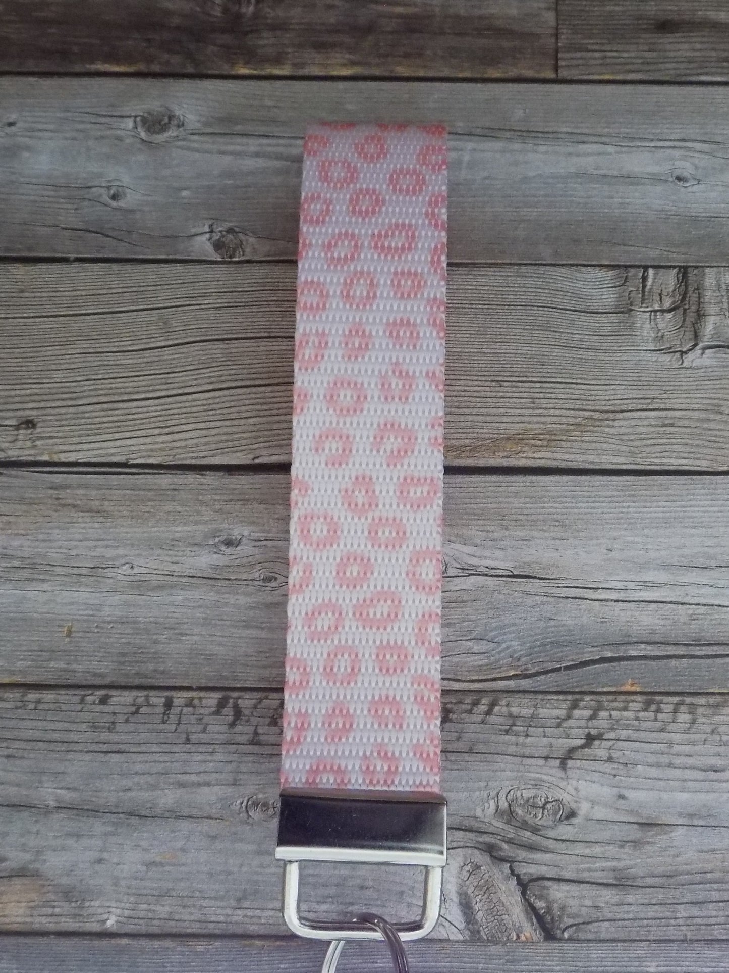 Keychain Wristlet - Pink Leopard Print 1