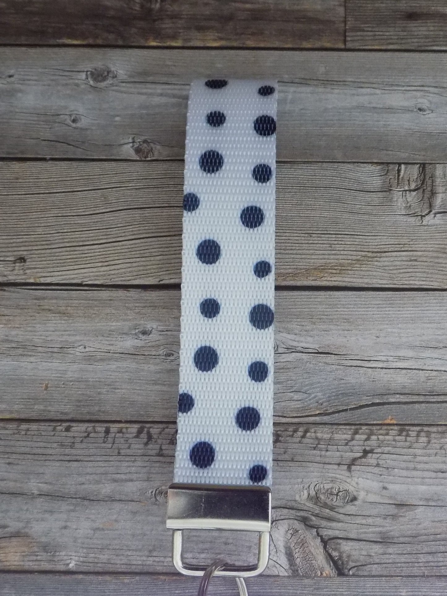 Keychain Wristlet - Be Mine Polka Dots