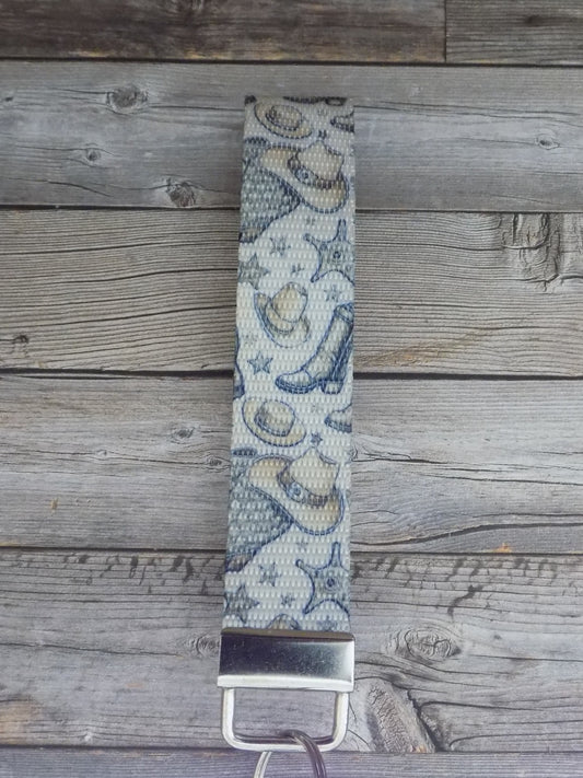 Keychain Wristlet - Cowboy Charm