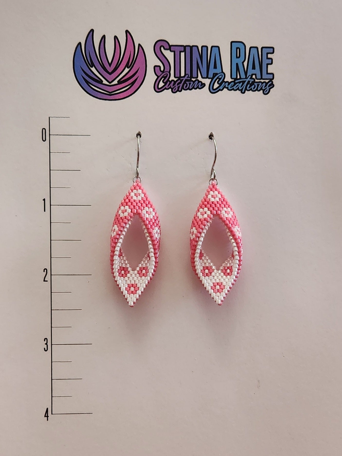 Flower Folded Leaf Earrings