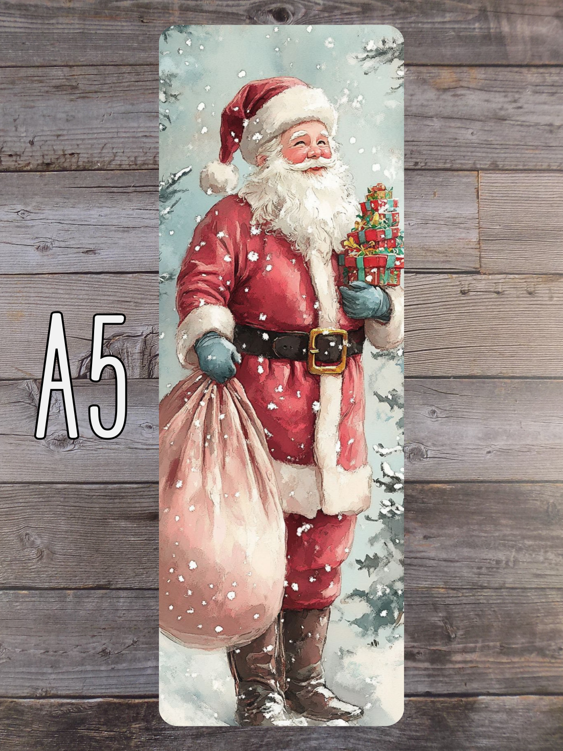 Pink and Mint Christmas A Standard Bookmarks