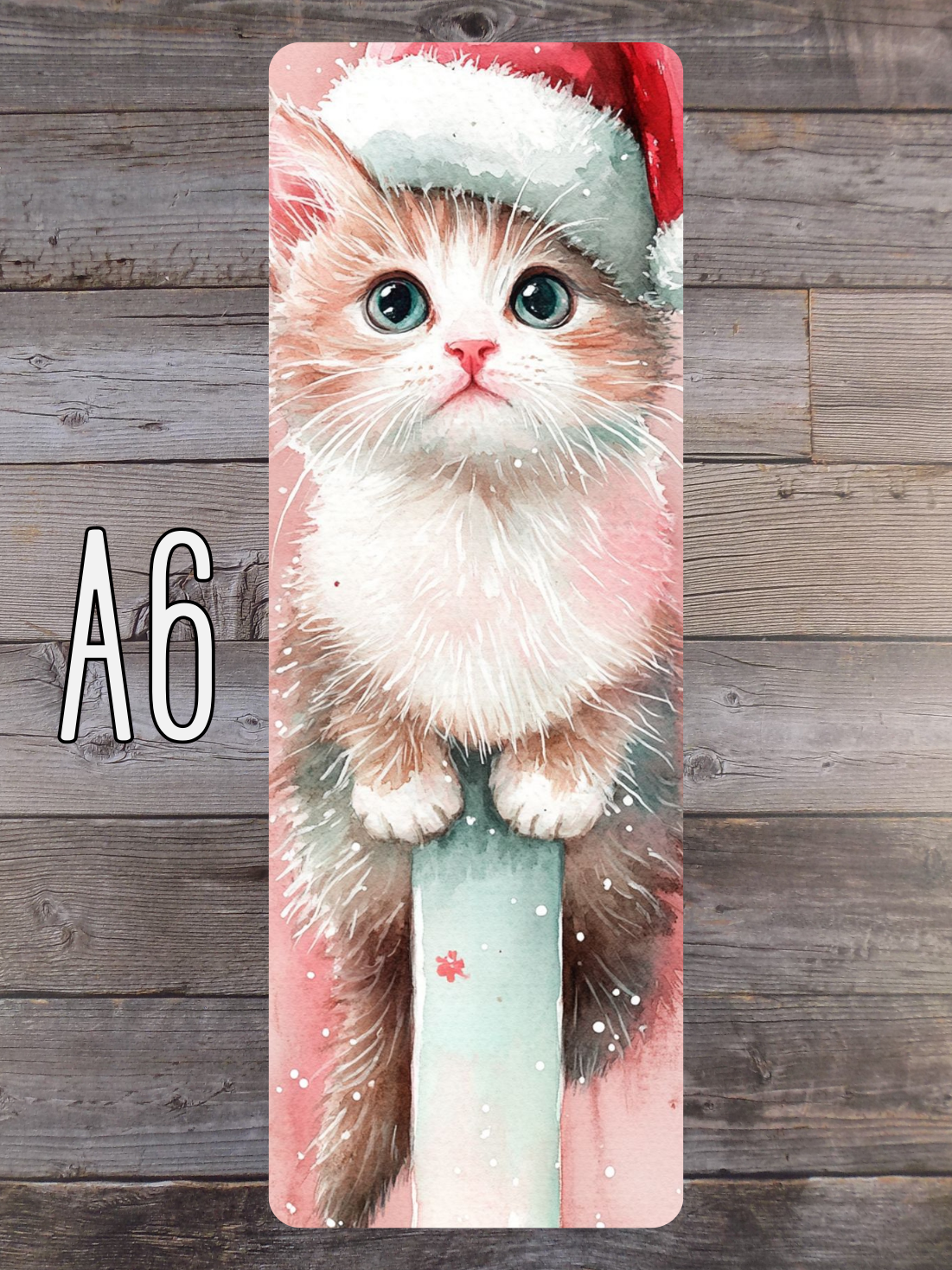 Pink and Mint Christmas A Standard Bookmarks