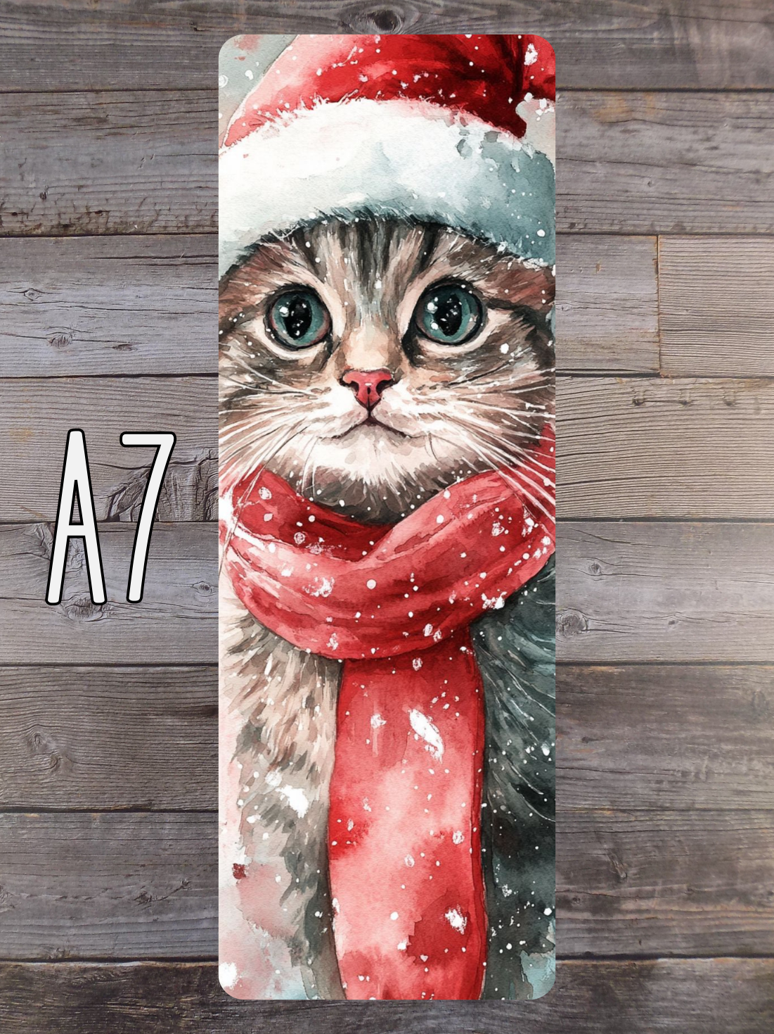Pink and Mint Christmas A Standard Bookmarks