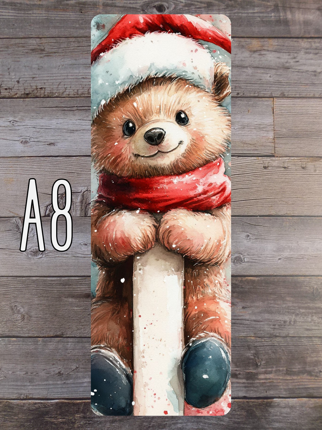 Pink and Mint Christmas A Standard Bookmarks