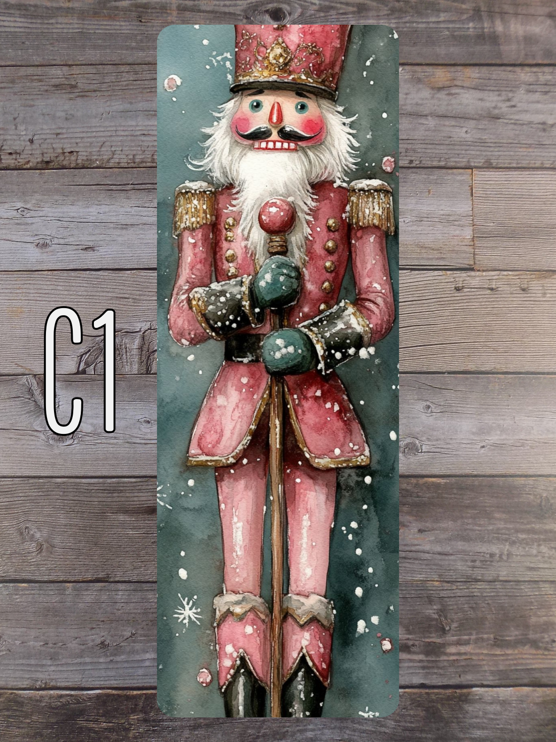 Pink and Mint Christmas C Standard Bookmarks