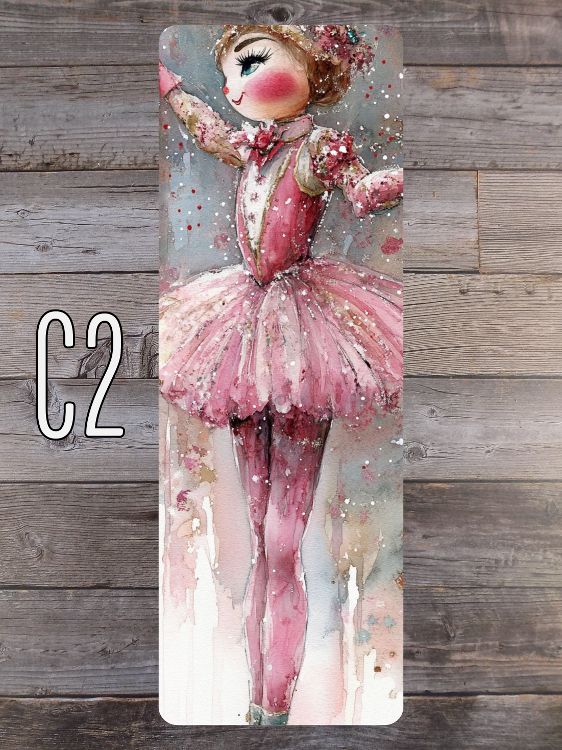 Pink and Mint Christmas C Standard Bookmarks
