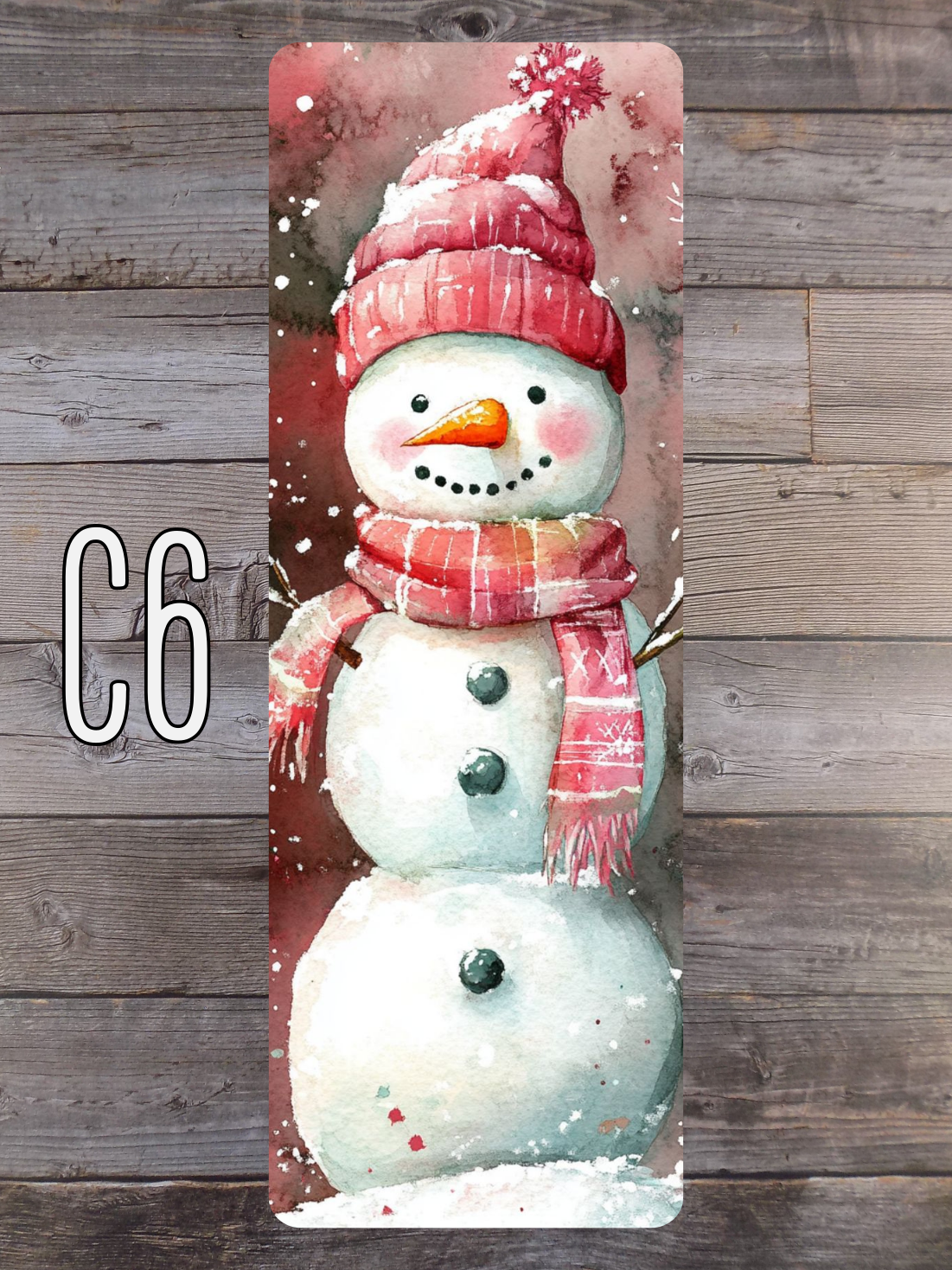 Pink and Mint Christmas C Standard Bookmarks