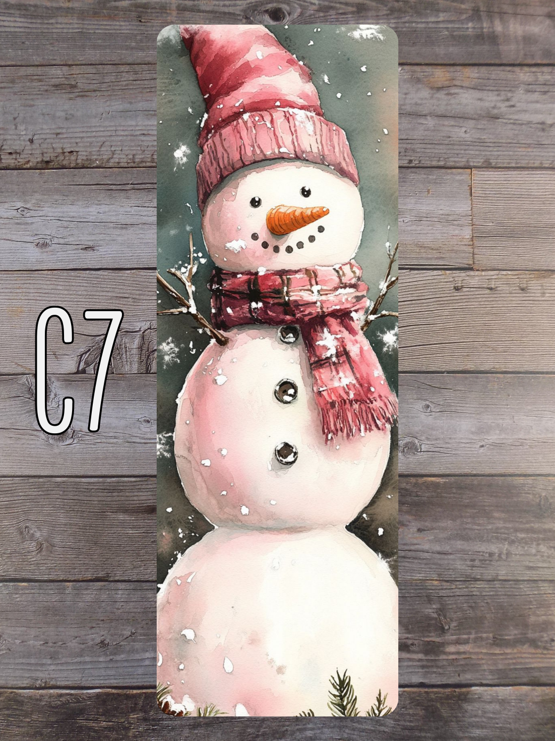 Pink and Mint Christmas C Standard Bookmarks