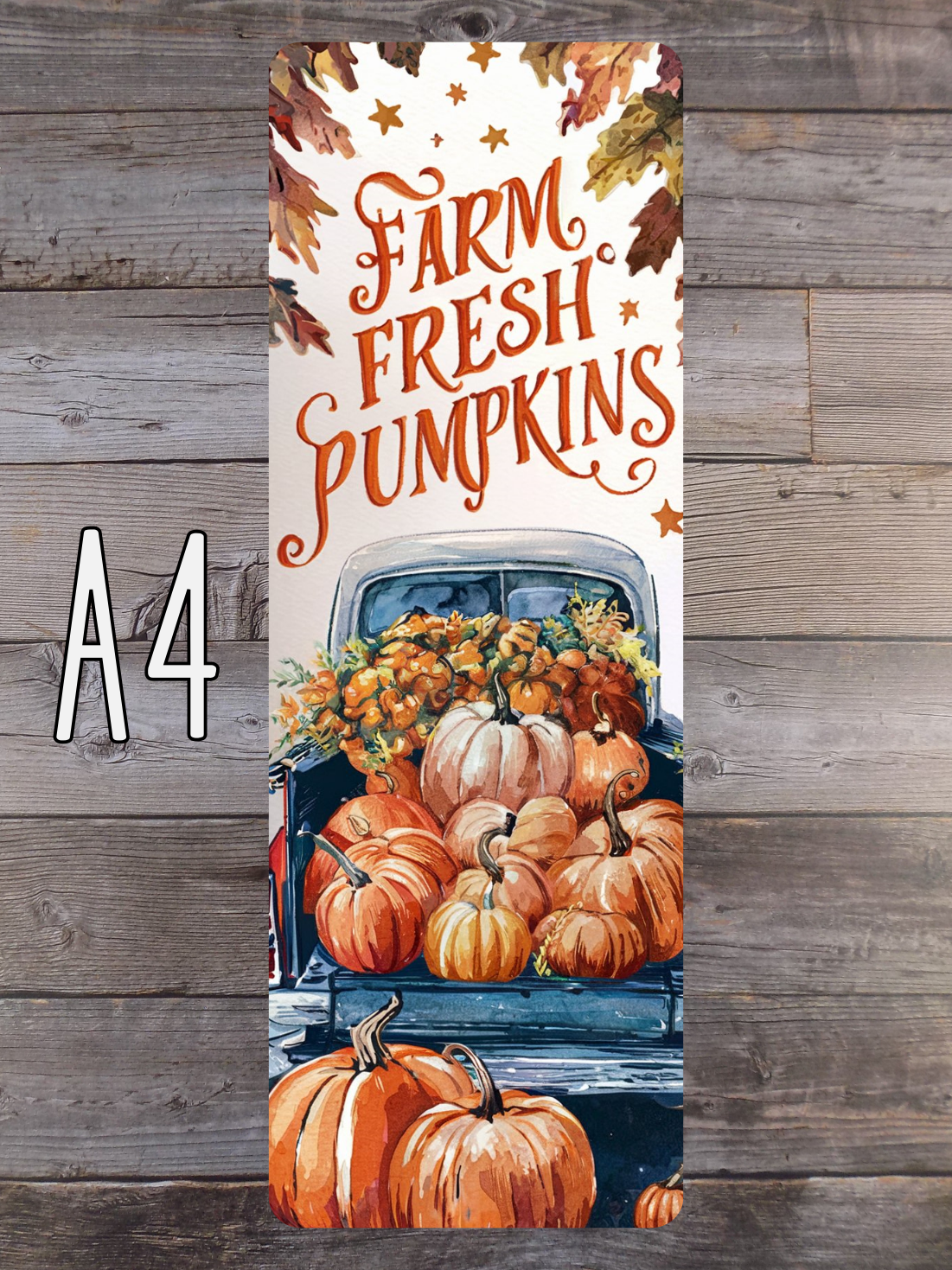 Pumpkin A Standard Bookmarks