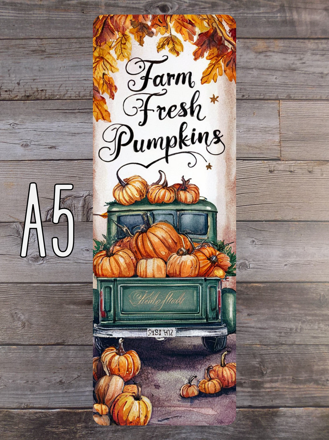 Pumpkin A Standard Bookmarks