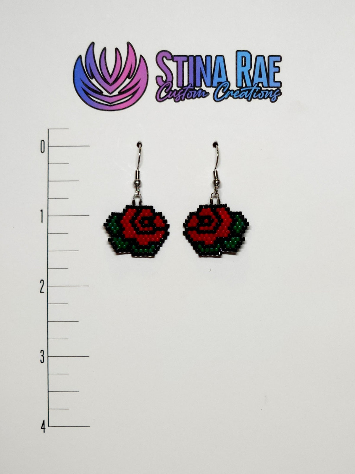 Rose Earrings