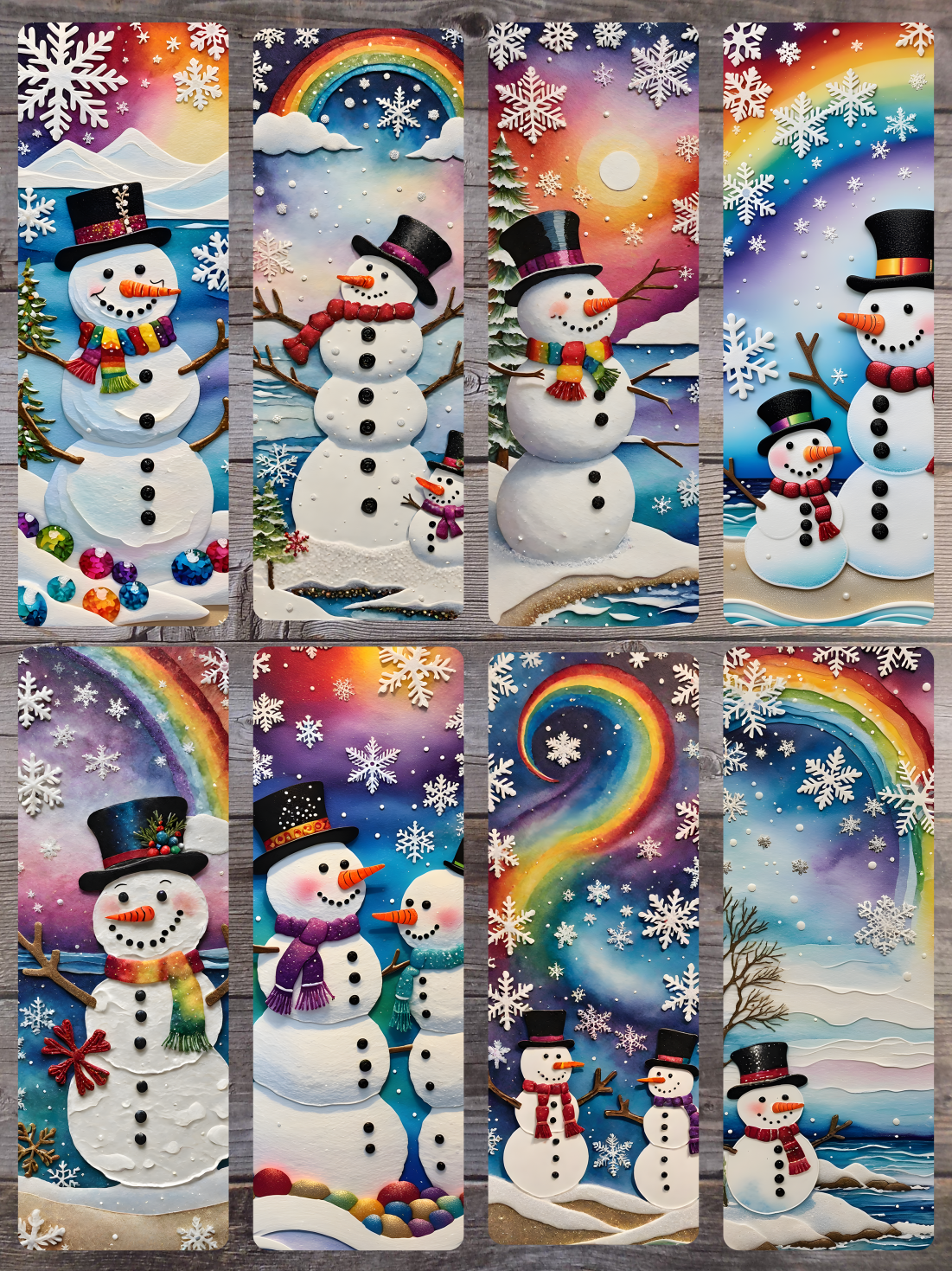 Snowman B Standard Bookmarks
