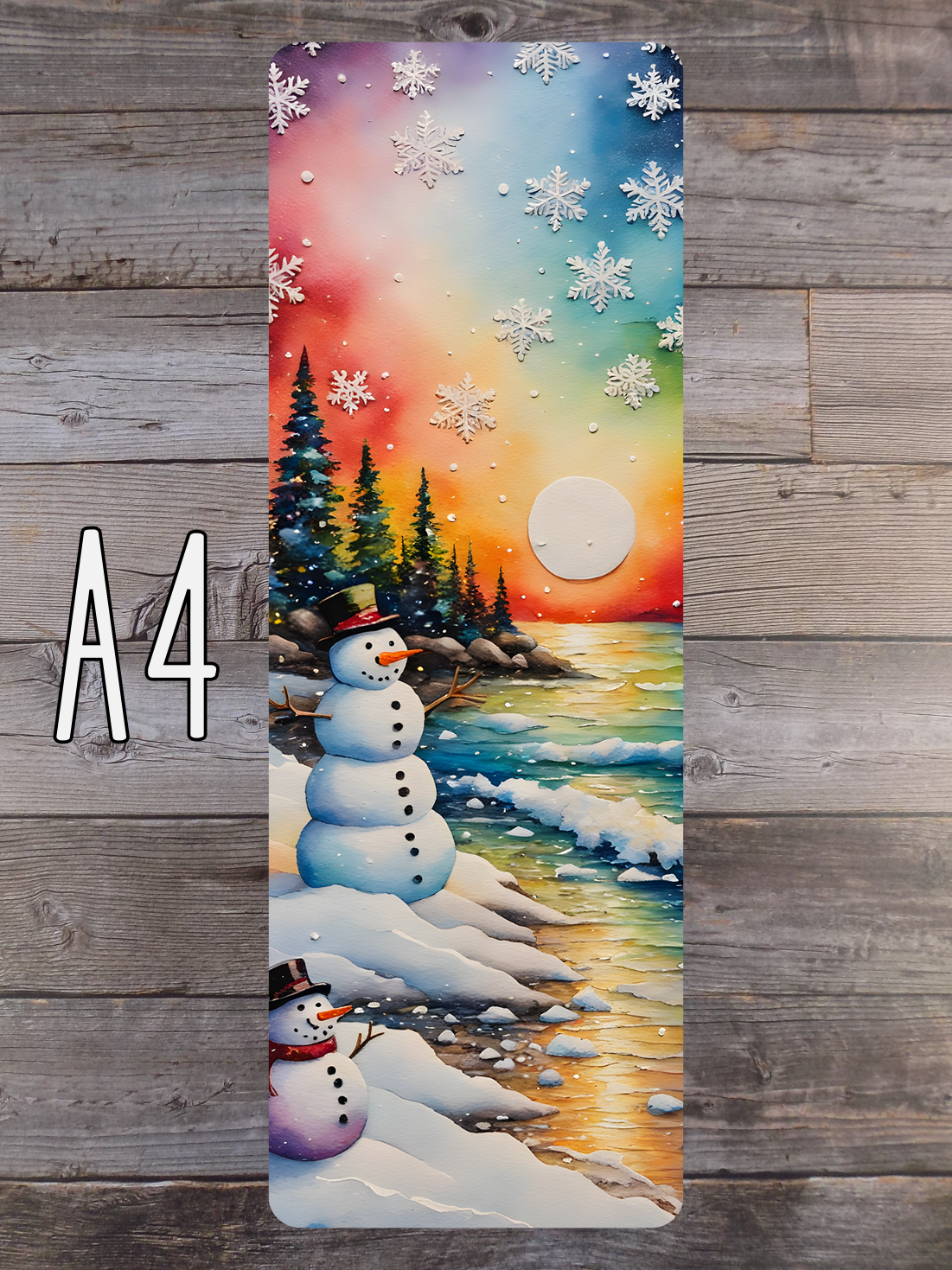 Snowman A Standard Bookmarks