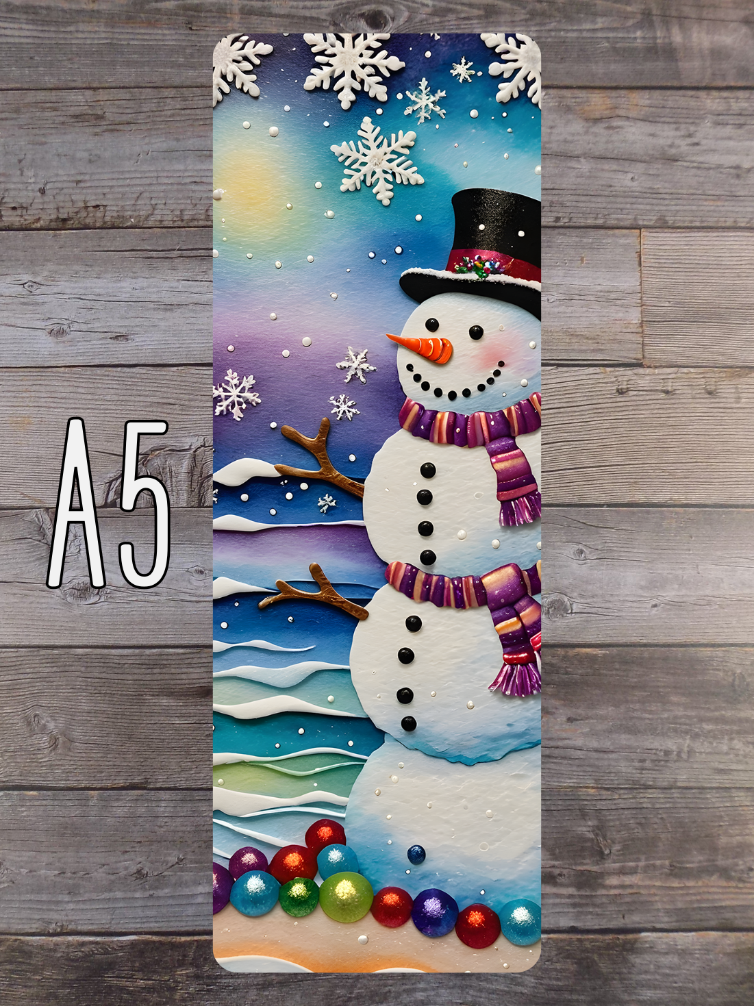 Snowman A Standard Bookmarks