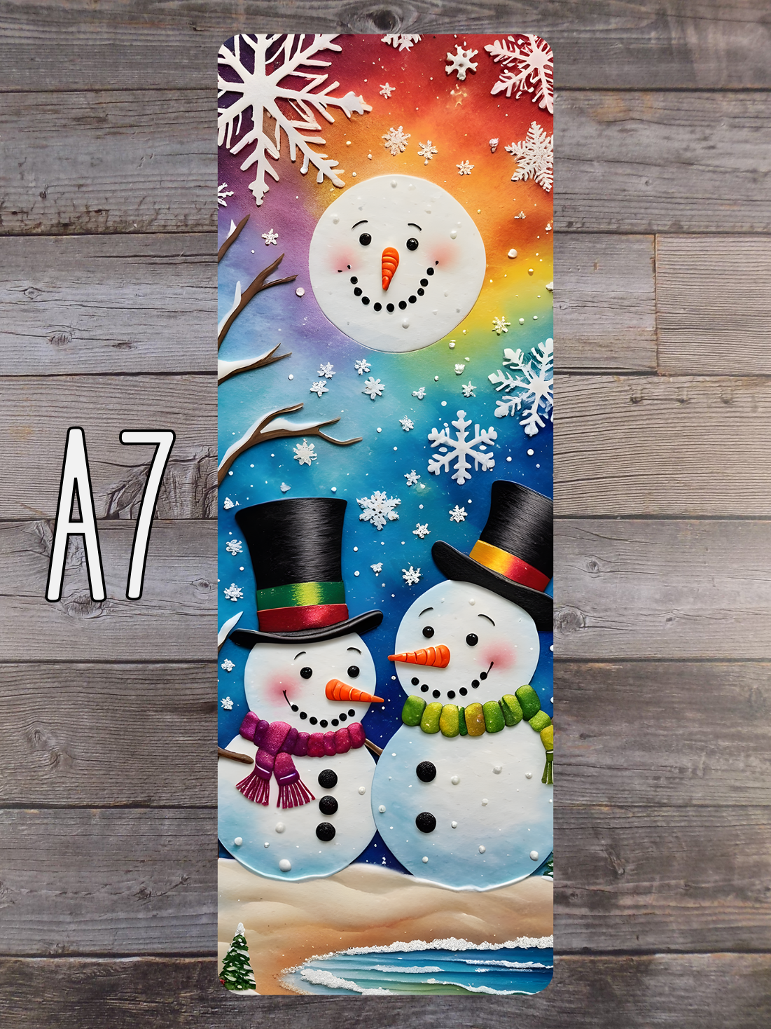 Snowman A Standard Bookmarks