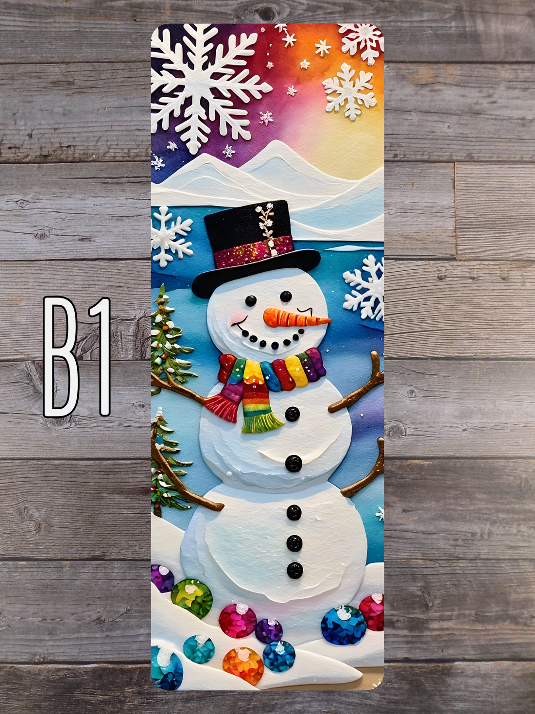Snowman B Standard Bookmarks