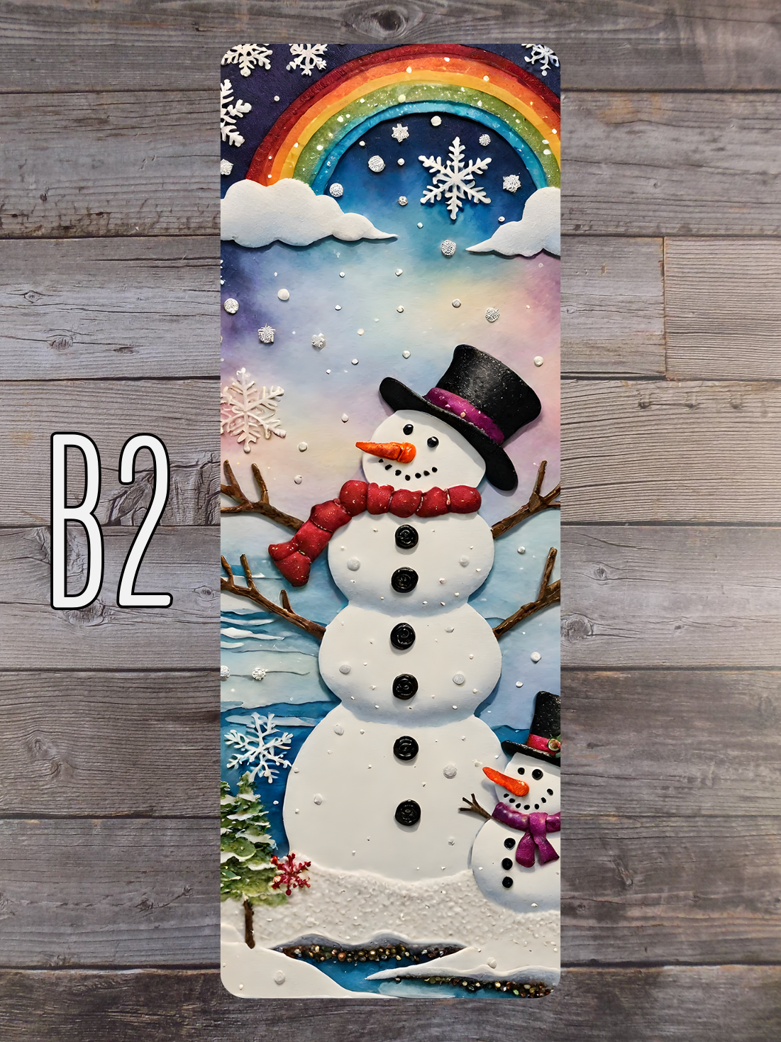 Snowman B Standard Bookmarks