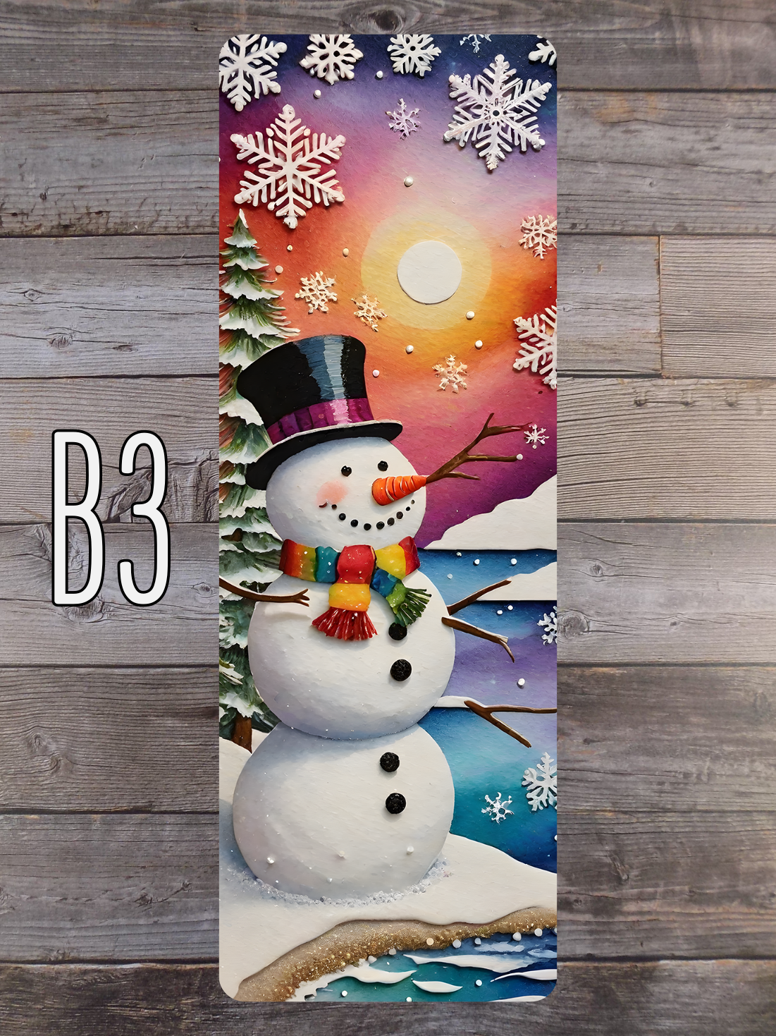 Snowman B Standard Bookmarks