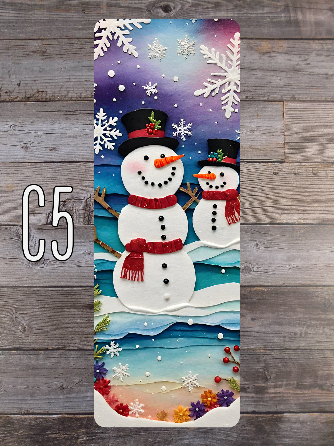 Snowman C Standard Bookmarks