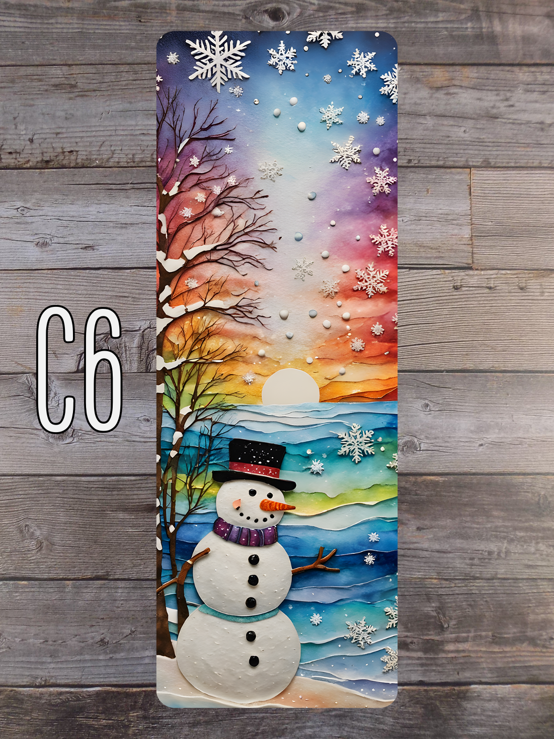 Snowman C Standard Bookmarks