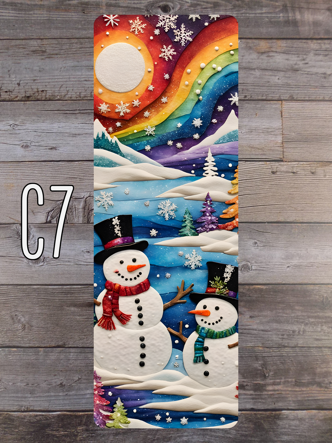 Snowman C Standard Bookmarks