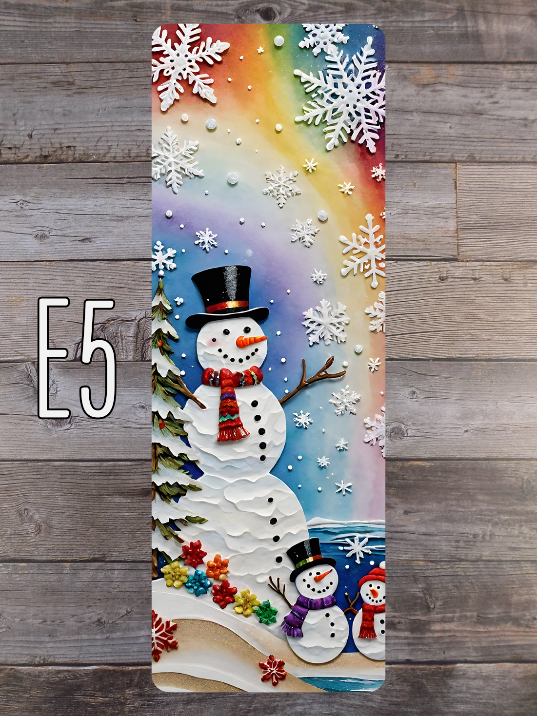 Snowman E Standard Bookmarks