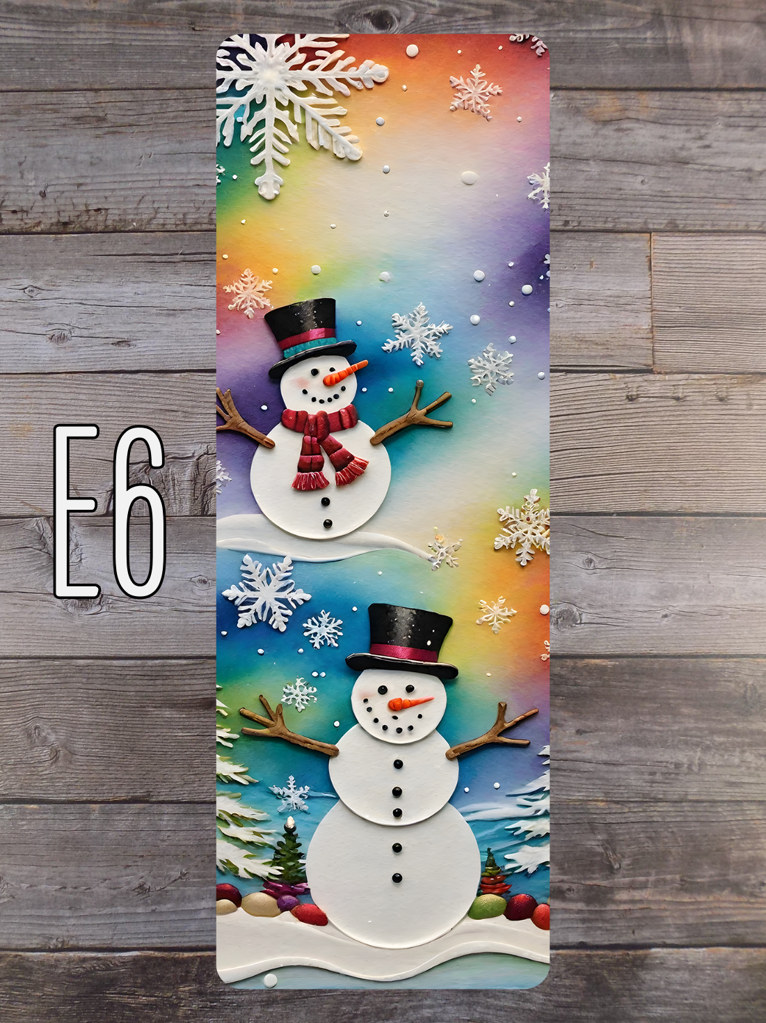 Snowman E Standard Bookmarks