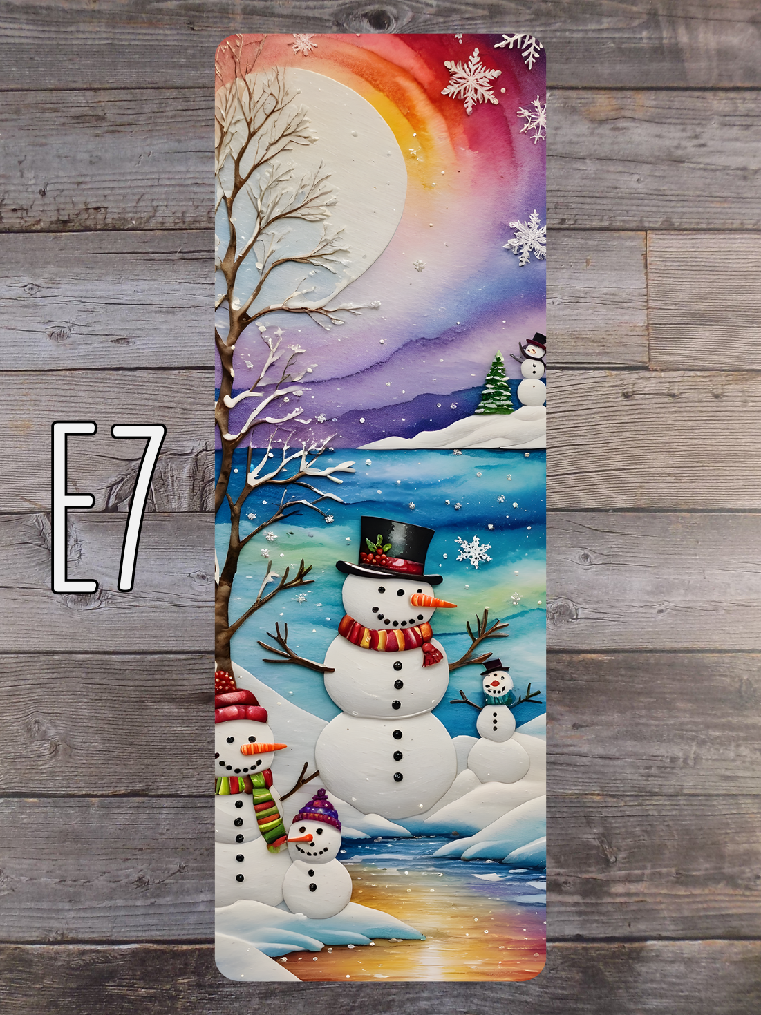 Snowman E Standard Bookmarks
