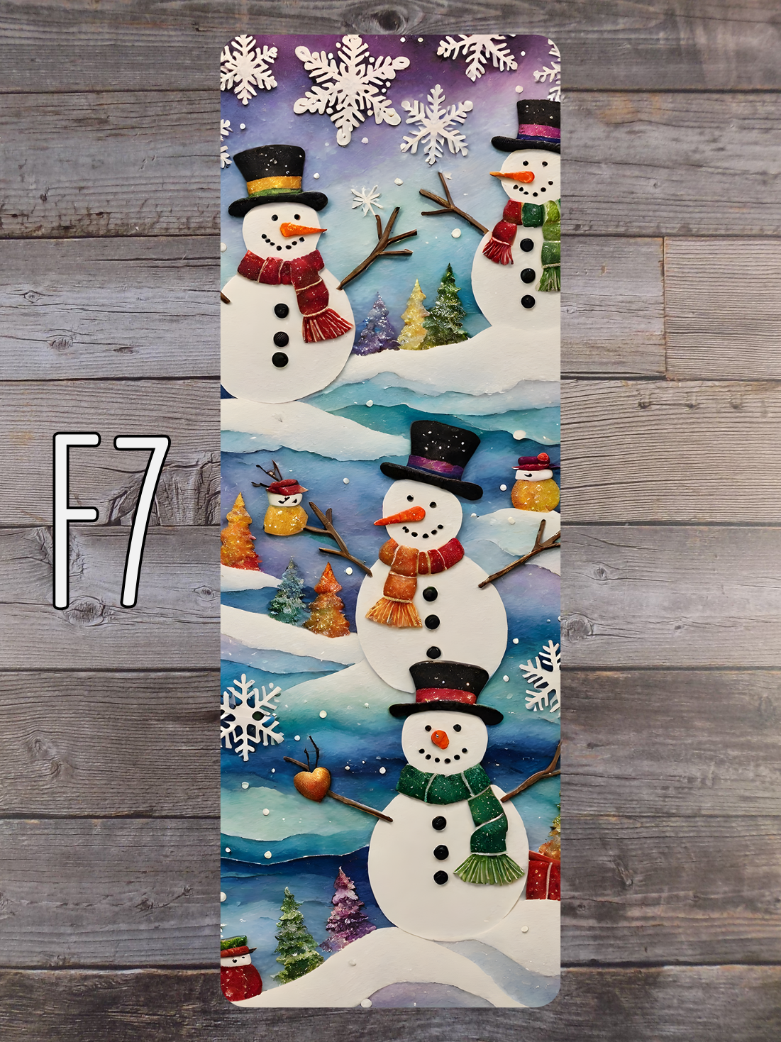 Snowman F Standard Bookmarks