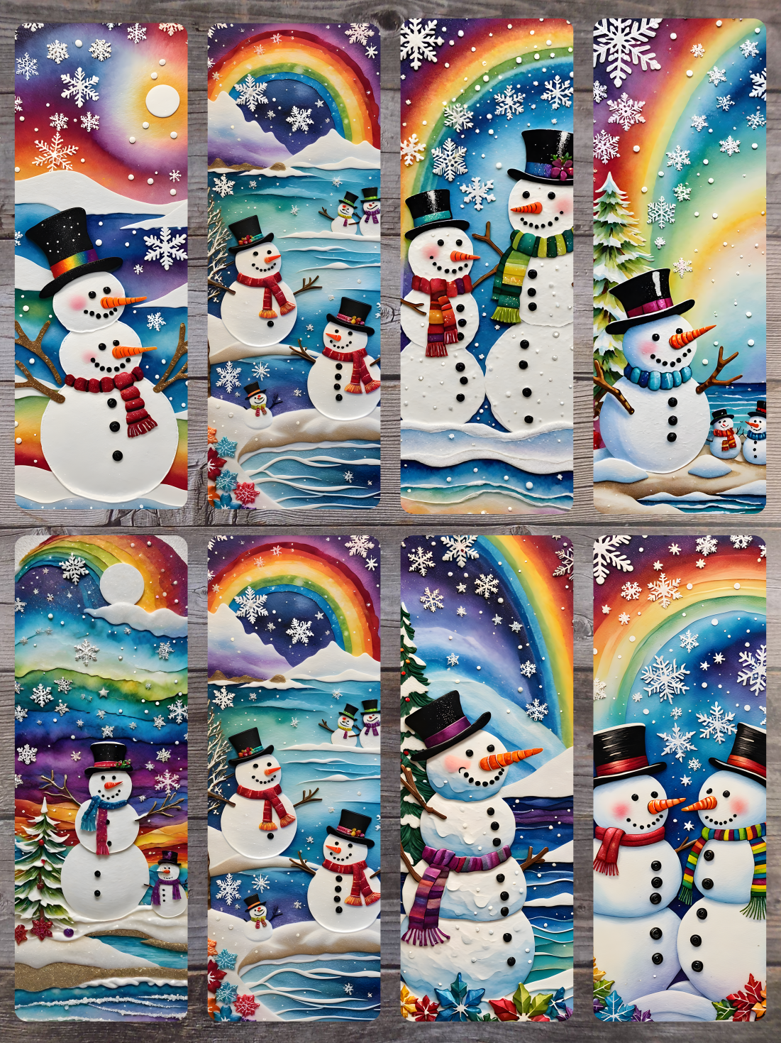 Snowman D Standard Bookmarks