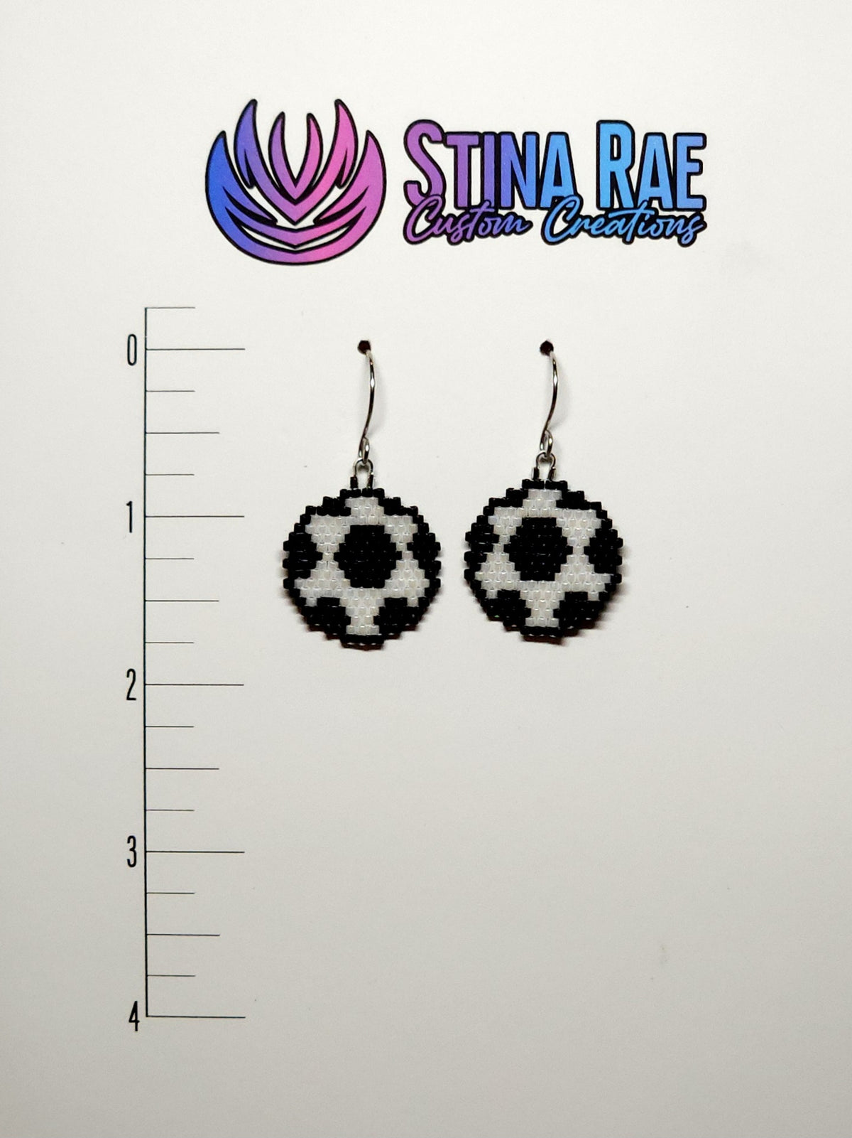 Soccer Ball Earrings