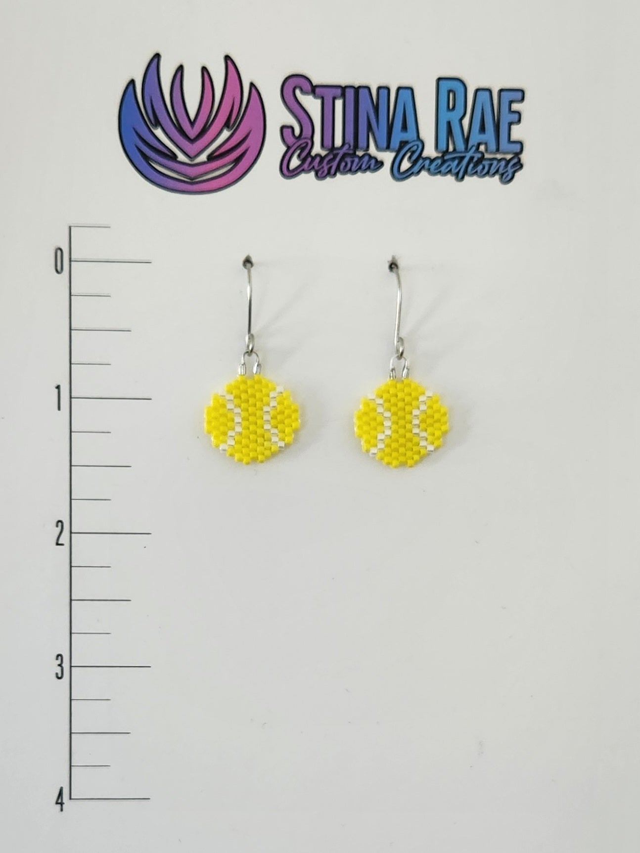 Tennis Ball Earrings