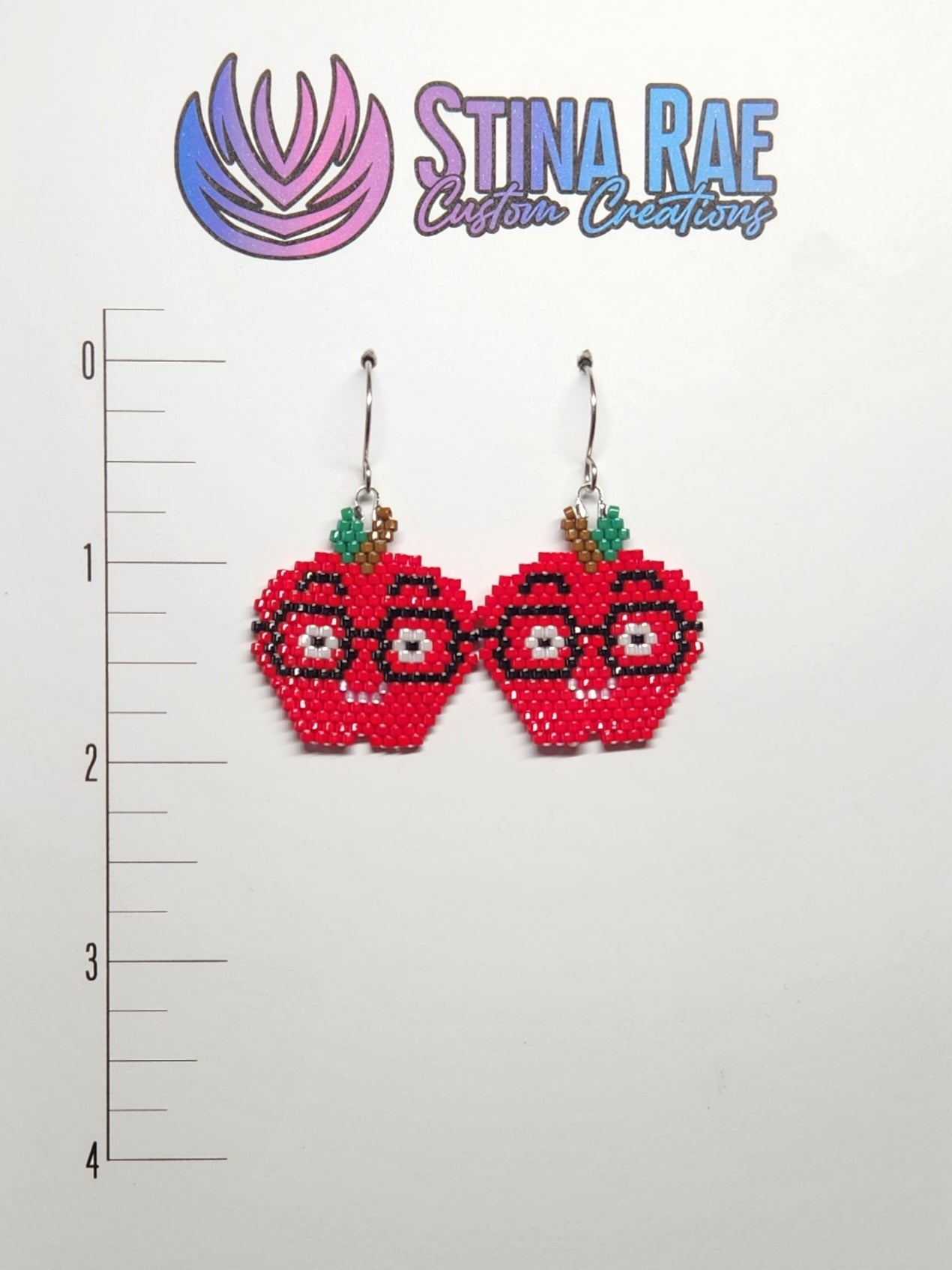 Smart Apple Earrings