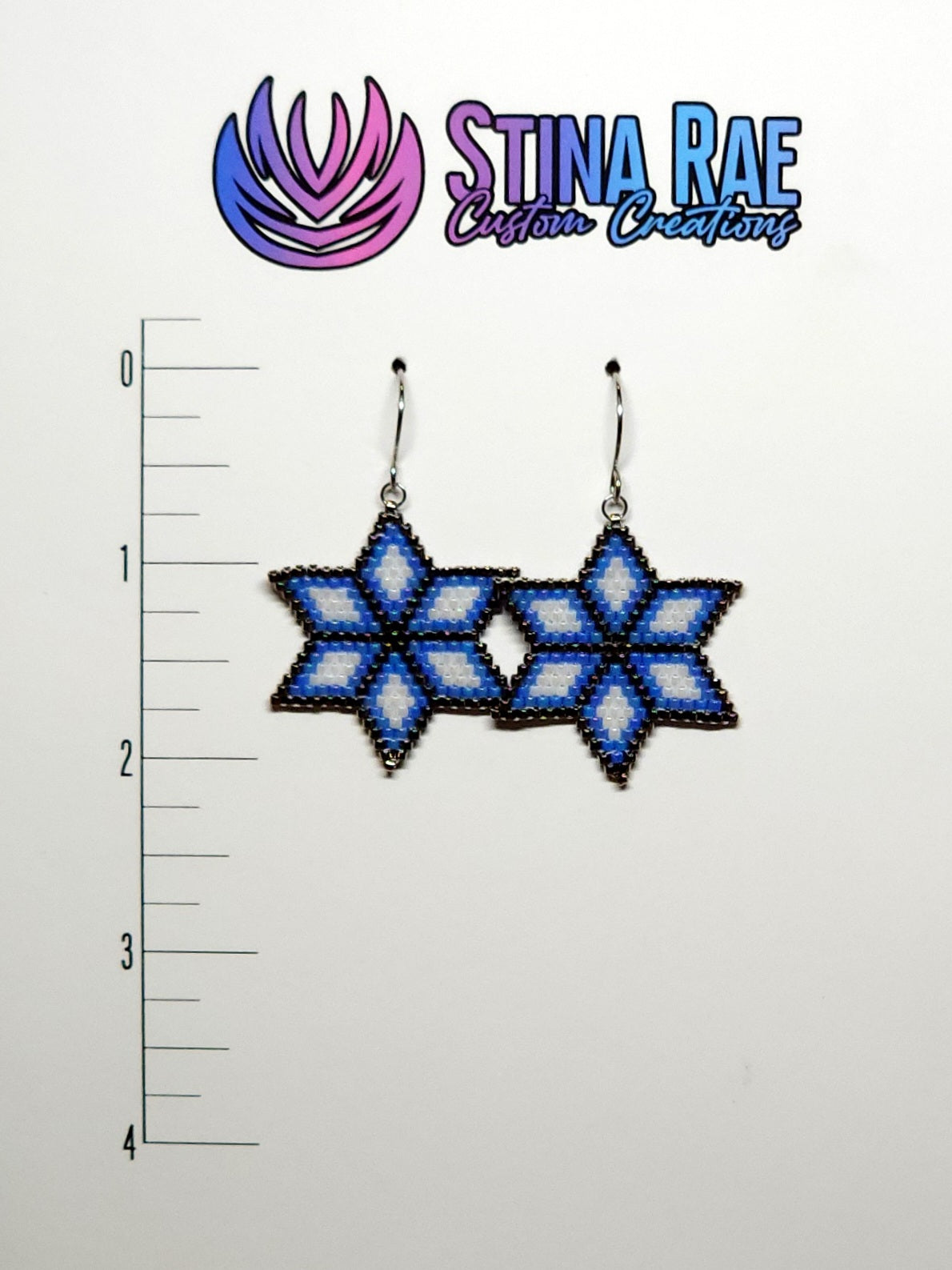 6-Sided Star Earrings