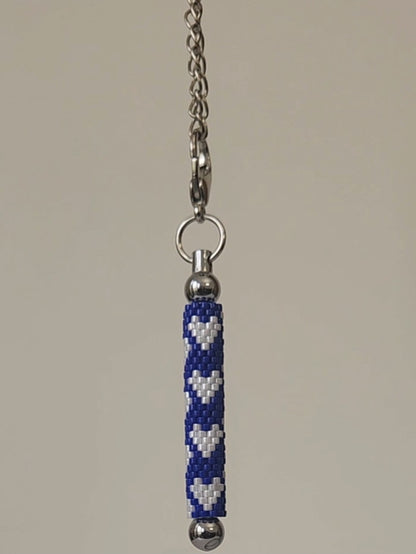 Cascading Hearts Keychain Charm +