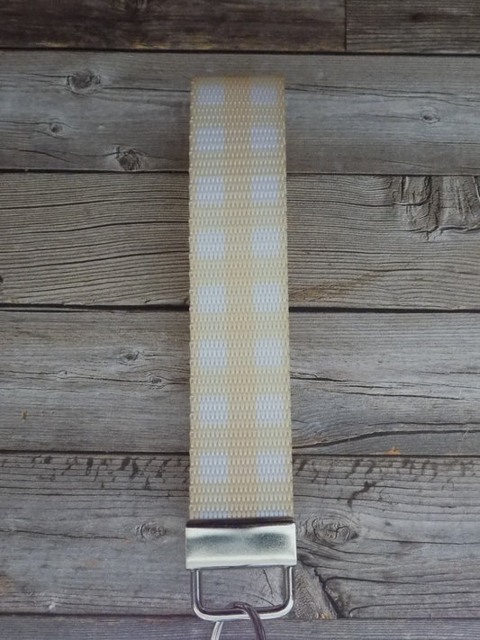 Keychain Wristlet - Be Mine Yellow Checkered